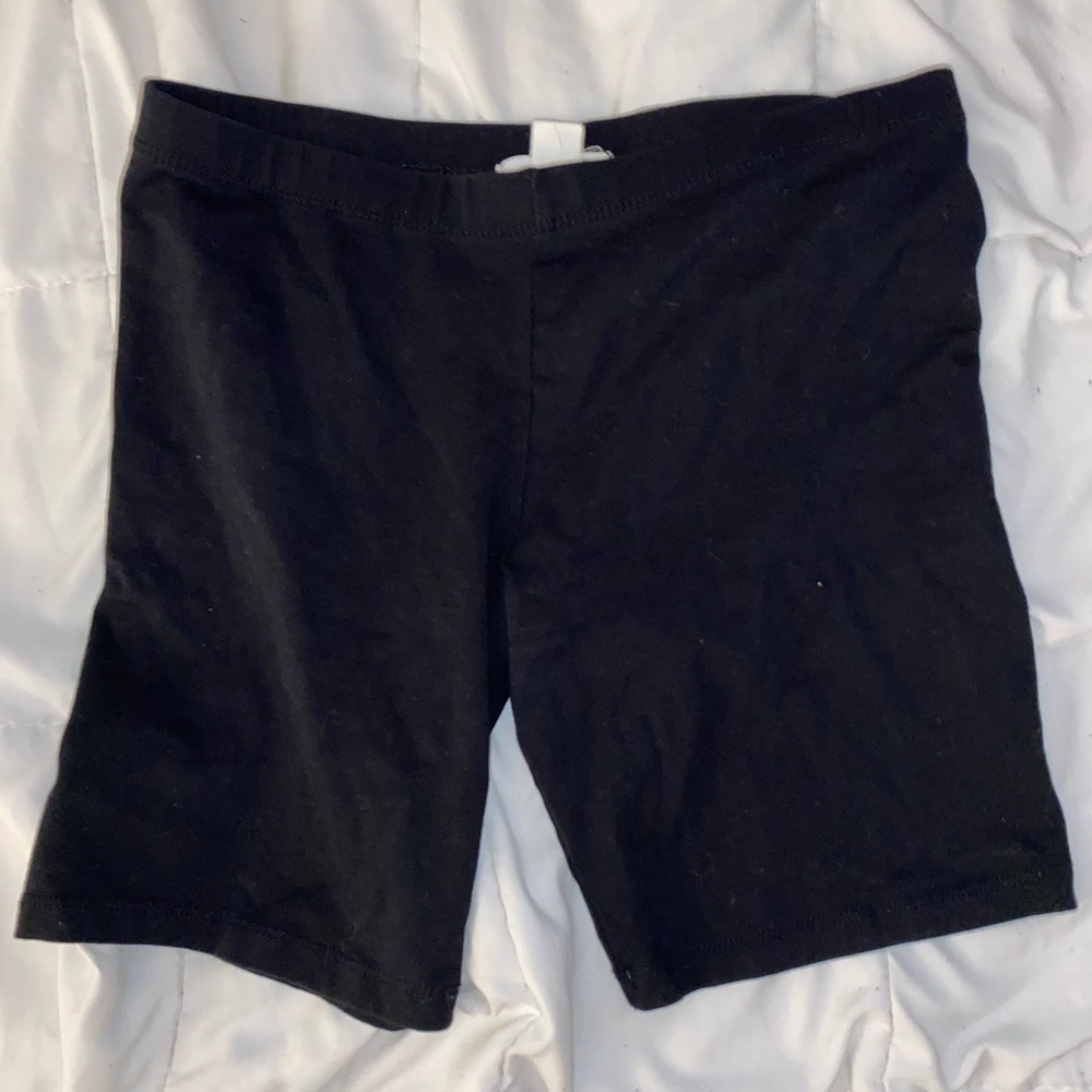 Forever 21 basic black biker shorts size S